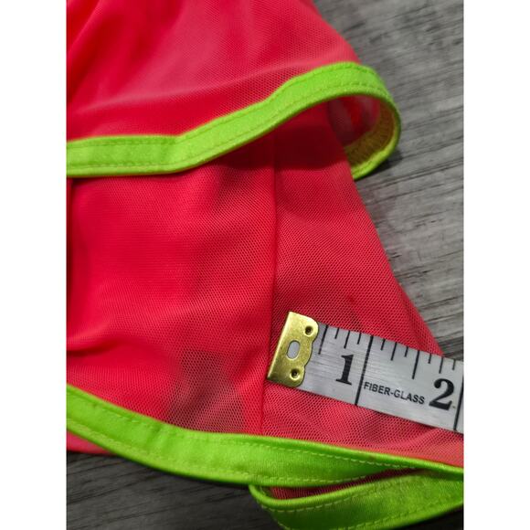 Costume Gallery Vibrant Pink 2 Tiered Tutu Skort Dress Sleeveless Dance Outfit - Picture 5 of 10